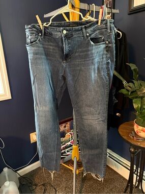 Silver Jeans Women's Blue Washed Boot Cut Jeans